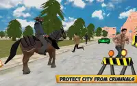 City Horse Police Simulation Crime Chase game free Screen Shot 6