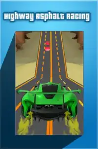 Highway 3D Asphalt Racing : Nitro Traffic Racing Screen Shot 2