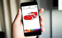 Coloring Cars McQueen Screen Shot 1