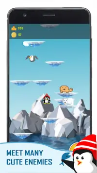 Pengu Jump - Addictive Jumping Game! Screen Shot 1
