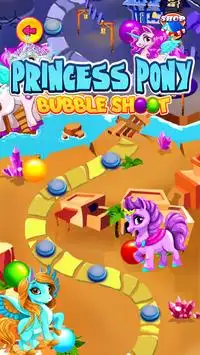 Princess Pony Bubble Shoot Screen Shot 4