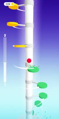 Bouncy Jump 3D - القفز النطاطي Screen Shot 0