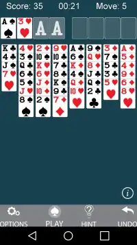 FreeCell Solitaire Mini Screen Shot 2
