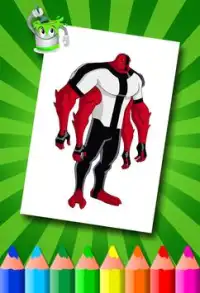 Ben 10 Colouring Book Screen Shot 7