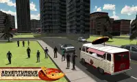 Conductor camion entrega pizza Screen Shot 0
