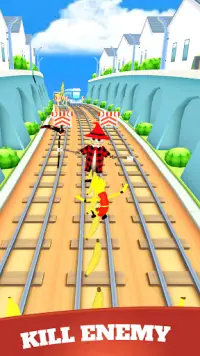 Subway Banana Super Hero Fun Race dash Screen Shot 3