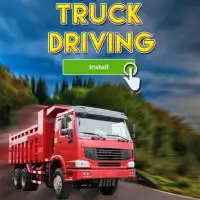 Truck simulação de condução Screen Shot 0