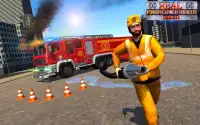 Real Strażak Rescue Sim 3D: Emergency Driver Screen Shot 2