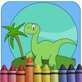Cute Dinosaur Coloring Games