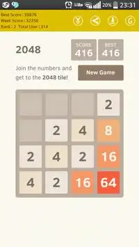 2048 Número de puzzle online Screen Shot 4