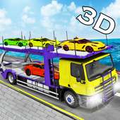 Heavy Truck Cars Transport 3d