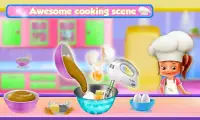 Ginger Bread House Cake Girls Cooking Game Screen Shot 1