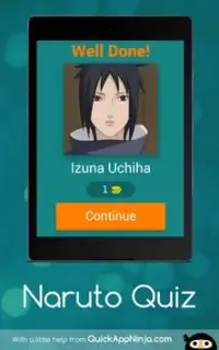 Naruto Quiz Screen Shot 8