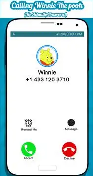 Calling Winnie The Pooh (He Actually Answered) Screen Shot 0