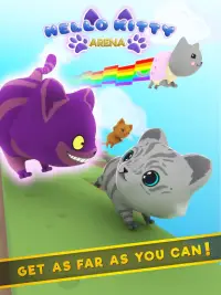 Simulador de gato 3D Olá: Cute grátis Kitty Arena Screen Shot 6