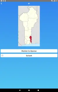 Bénin: les départements - Quiz de géographie Screen Shot 11