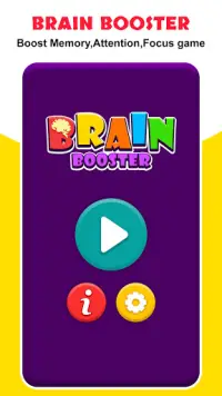 Brain Booster - Memory Boosting Puzzle Game Screen Shot 0