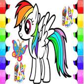 coloring horse pony
