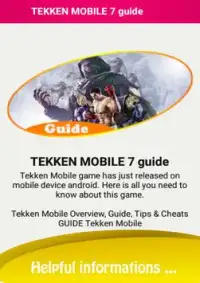 Tekken mobile guide 2018 Screen Shot 4