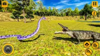 Wild Anaconda Sim Snake Games Screen Shot 2