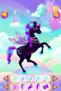 Unicorn Pony Dress Up - Girls Games Screen Shot 1