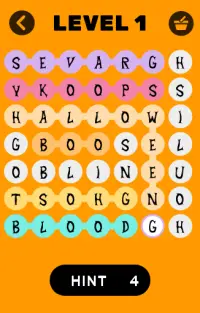 Halloween Word Search Free Screen Shot 0