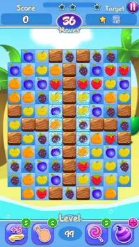 Tasty Crush: The Fruit War Screen Shot 2