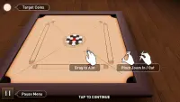 Carrom Game - 2 Player Offline Screen Shot 1