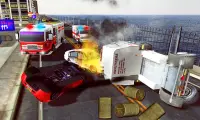 Пожарный Грузовик: Городские Screen Shot 3