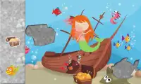 Sirena Puzzle per bambini - giochi per bambine Screen Shot 1