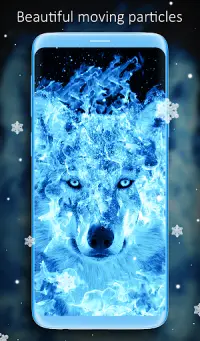 Live Achtergronden Wolf Screen Shot 1