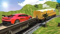 Crazy Car Cargo Train Driving 3D Screen Shot 1