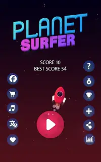 Planet Surfer - Rocket Game Space Craze Mission Screen Shot 6