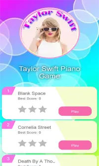 willow taylor swift new songs piano game Screen Shot 0
