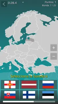 World Map Quiz Screen Shot 3