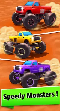 Monster Truck Chase – Crazy Truck Simulator Screen Shot 1