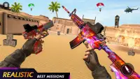 New Shooting Games 2021: Cover Free Fire Gun Games Screen Shot 0