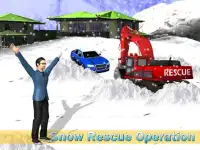Nieve Rescate Excavadora Sim Screen Shot 9