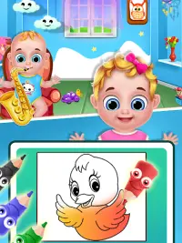 Mom & newborn babyshower - Babysitter Game Screen Shot 4