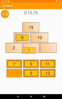 Aritgram - Pyramid Sums Cross Math Puzzle Screen Shot 10