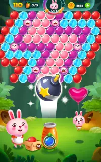 Bubble Bunny: Animal Forest Shooter Screen Shot 8