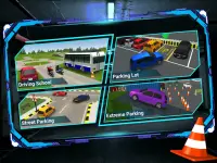 드라이빙 스쿨 2020 - 자동차, 버스 및 자전거 주차 게임 Screen Shot 8