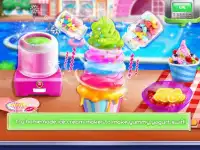 Frozen Rainbow Ice Pops & Ice Cream Cooking Games Screen Shot 1