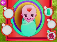 誕生かわいい赤ちゃんの女の子ゲーム Screen Shot 4