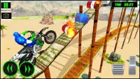 Bike Games Stunts: Spider Hero Screen Shot 2