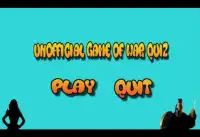 Unofficial Game Of War Quiz Screen Shot 1