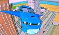 Futuristic Driving Flying Car Screen Shot 4