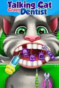 Talking Cat Dentist Screen Shot 1