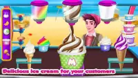 Ice Cream Beach Cart: Ice Popsicle Shop Games Screen Shot 2