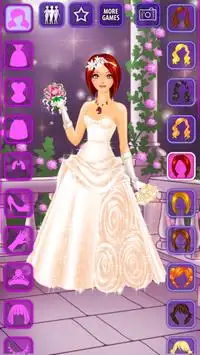 Game Gadis Dress Up Pernikahan Screen Shot 11